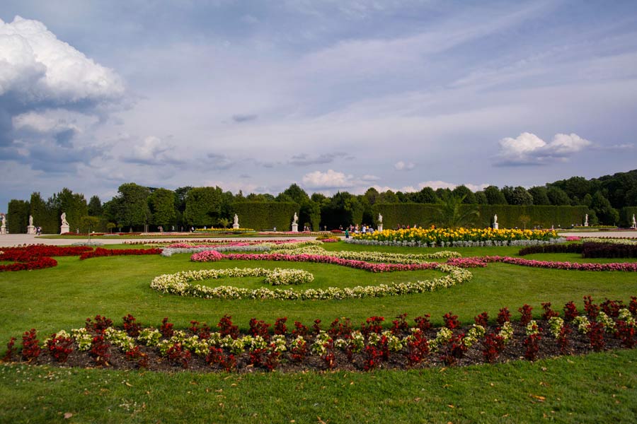 Schönbrunn Sarayı, Schönbrunn Sarayı bahçesi, Schönbrunn Sarayı bahçeleri, Schönbrunn Sarayı bahçe düzenlemesi