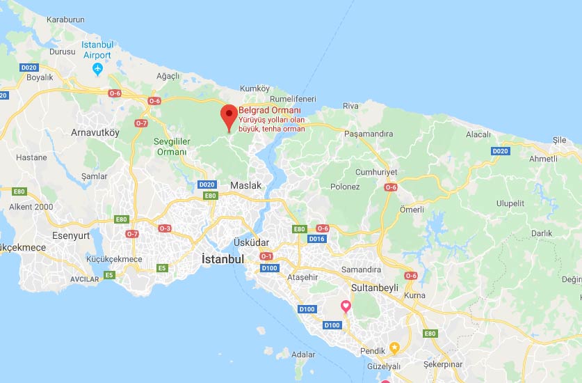 Belgrad Ormanı, Belgrad Ormanı nerede, Belgrad Ormanı nerededir, Belgrad Ormanı nerede yer alıyor, Belgrad Ormanları nerede, Sarıyer Belgrad Ormanı